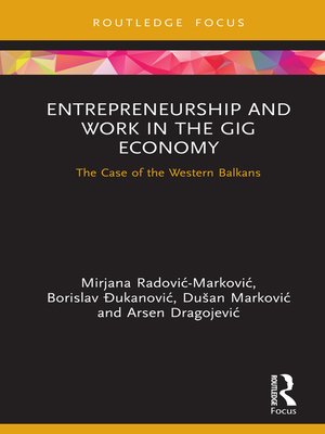 cover image of Entrepreneurship and Work in the Gig Economy